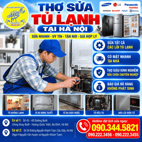 Thợ sửa tủ lạnh tại Hà Nội 0903445821