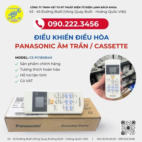 Điều khiển điều hoà Panasonic Âm Trần tại Đào Tấn - 090.222.3456
