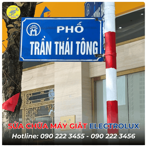 Sửa chữa máy giặt Electrolux tại Phố Trần Thái Tông 0902223456