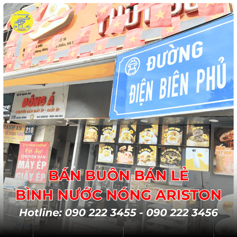 Bán buôn bán lẻ bình nước nóng Ariston tại Đường Điện Biên Phủ 0902223456