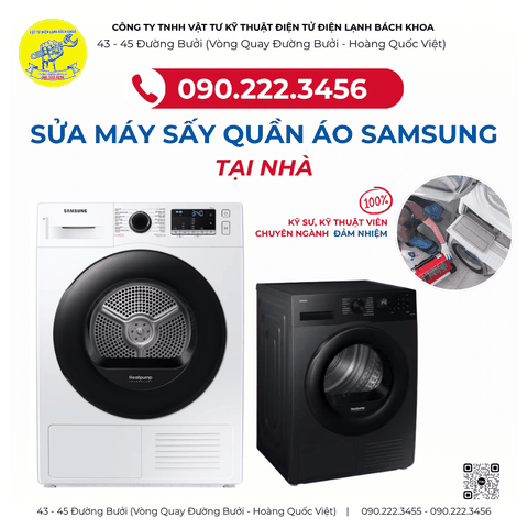 Sửa tại nhà máy sấy quần áo Samsung Tại đường Nguyễn Trãi - 0902223456