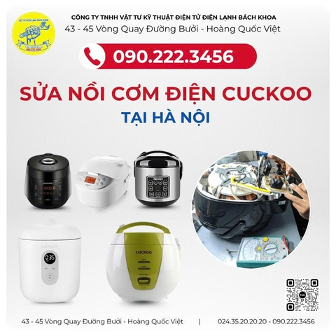 Trung tâm bảo hành nồi cơm điện Cuckoo - Địa chỉ đáng tin cậy để phục vụ gia đình bạn