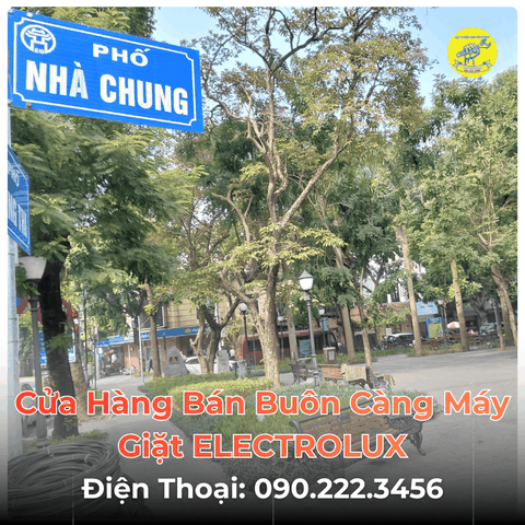 Cửa Hàng Bán Buôn Càng Máy Giặt ELECTROLUX Tại Phố Nhà Chung