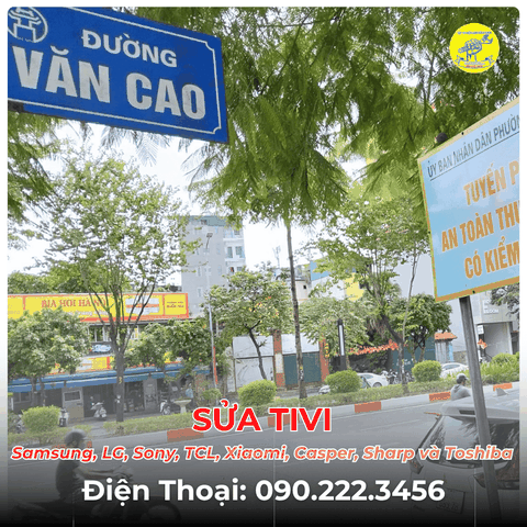 SỬA TIVI TẠI ĐƯỜNG VĂN CAO