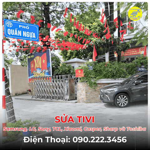 SỬA TIVI TẠI PHỐ QUẦN NGỰA