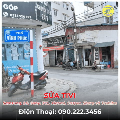 SỬA TIVI TẠI PHỐ VĨNH PHÚC