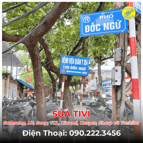 SỬA TIVI TẠI PHỐ ĐỐC NGỮ