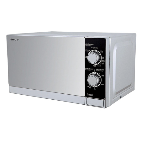 Lò vi sóng Sharp R-G223VN-SM 20 lít - Vận chuyển miễn phí toàn quốc