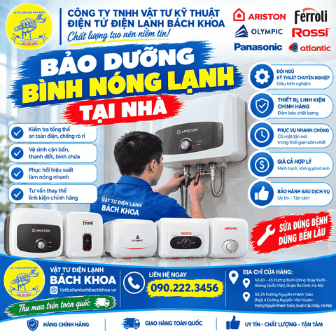 Bảo dưỡng bình nóng lạnh tại nhà tại KĐT Starlake 0902223456