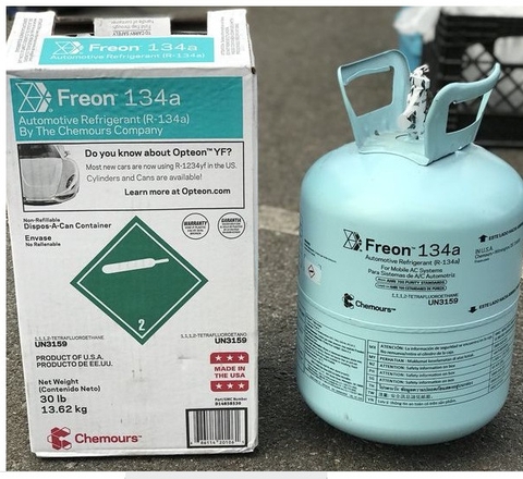 Gas lạnh Freon R134 Chemours Mỹ  ( Giá bán buôn)