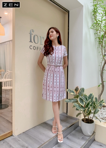 DG 20/V045/02/VÁY SUÔNG, CT, H.T ĐỎ TRẮNG