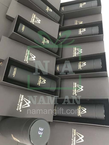 IN BÌNH GIỮ NHIỆT HIỂN THỊ NHIỆT ĐỘ QUÀ TẶNG