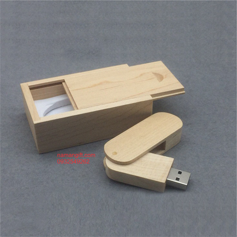 IN LOGO LÊN USB GỖ