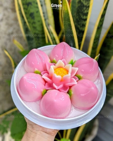 Rau Câu Đào Tiên & Hoa Sen