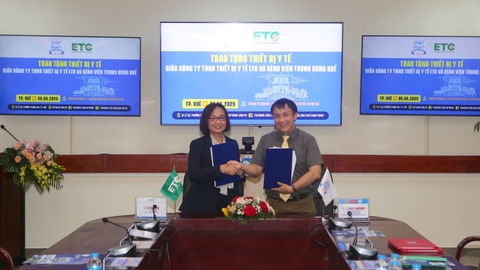 ETC đồng hành cùng Bệnh viện Trung ương Huế xây dựng Trung tâm Nội soi chuyên sâu