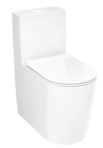 Bồn cầu 1 khối Hansgrohe 22431007 ( nắp đóng êm 22433007 )