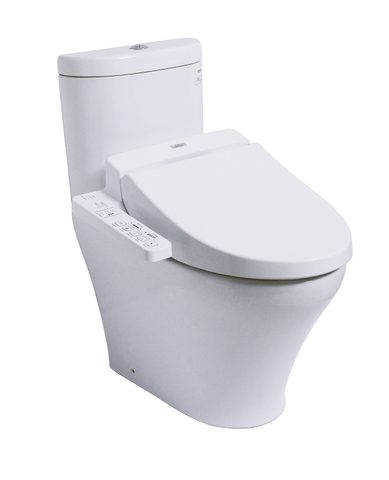 BÀN CẦU HAI KHỐI, NẮP RỬA ĐIỆN TỬ WASHLET CS818DW7