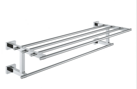 Thanh treo khăn Grohe 40512001 Essentials Cube Multi 2 Tầng 558mm ( chân đế vuông )