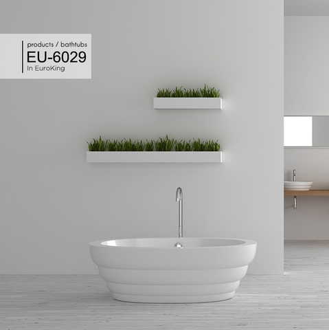 BỒN TẮM, BỒN NGÂM NGHỆ THUẬT EUROKING EU – 6029