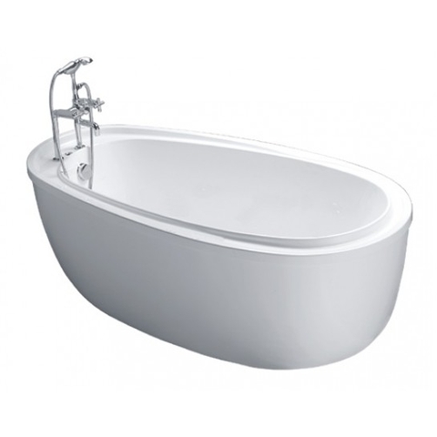 Bồn Tắm Đặt Sàn CAESAR AT6480 Lập Thể Chân Yếm