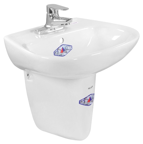 Chậu rửa treo tường Selta ST-188, kèm chân lửng