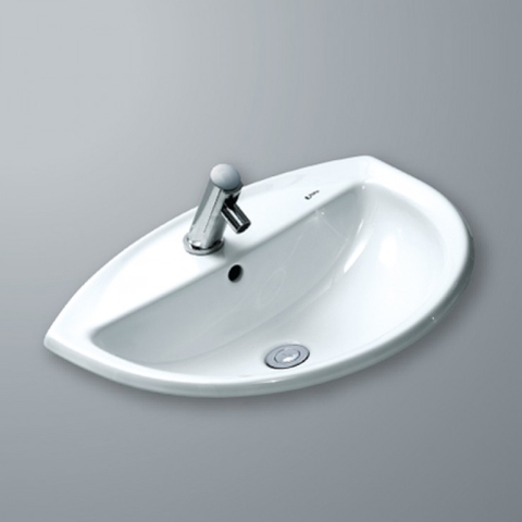 Chậu Rửa Lavabo Âm Bàn Dương Vành Inax L-2396V