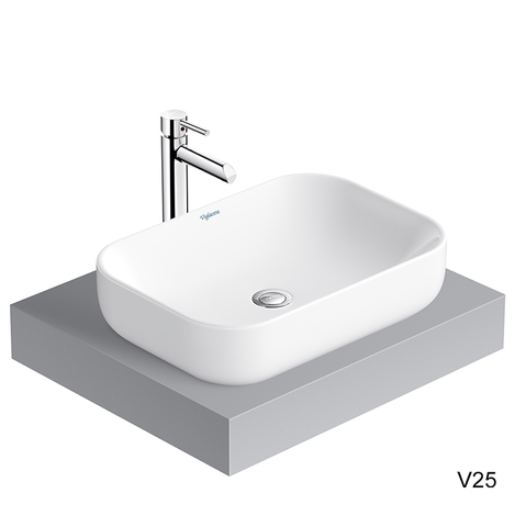 Chậu rửa đặt bàn Viglacera V25