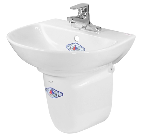 Chậu rửa treo tường Selta ST-36 , kèm chân lửng