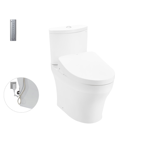 Bàn cầu TOTO, kèm nắp rửa điện tử WASHLET - CS838DW11