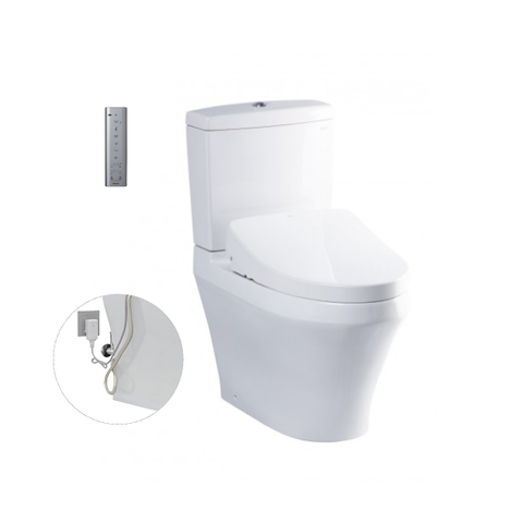 Bàn cầu hai khối kèm nắp rửa điện tử WASHLET - CS948DW11