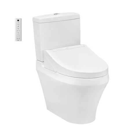 Bàn cầu hai khối kèm nắp rửa điện tử WASHLET - CS948CDW15