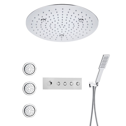 Sen tắm âm trần nhiệt độ massage DAELIM AH344SCR6 ( Bát trần phi 500mm)