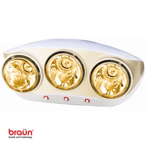 Đèn sưởi nhà tắm Braün BU03G-01 (bóng vàng)