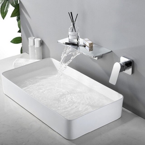 Vòi chậu lavabo, vòi bồn tắm âm tường  DAELIM DL-600018