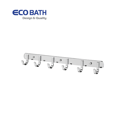 Móc áo EcoBath EC2026-6 màu inox bóng