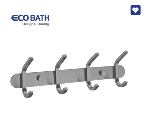Móc áo EcoBath EC2038-4BU màu ghi xám