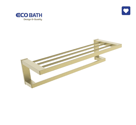 Vắt khăn giàn EcoBath EC211-12BG màu vàng chải