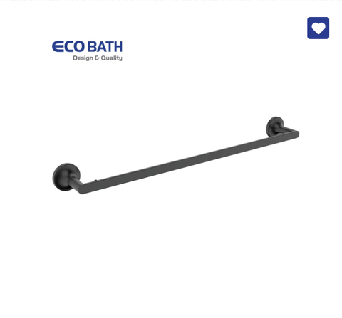 Vắt khăn đơn EcoBath EC218-08MB đen mờ