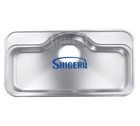 Chậu rửa bát 1 hố nhập khẩu Nhật Bản Shigeru FCJ-K FS NE hạt sần, chống xước .