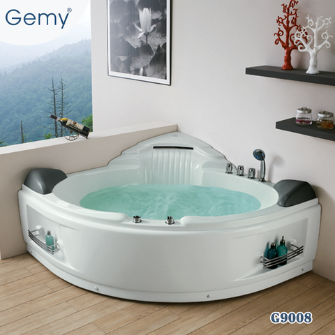 Bồn Tắm Massage Gemy G9008 ( bồn góc đôi )
