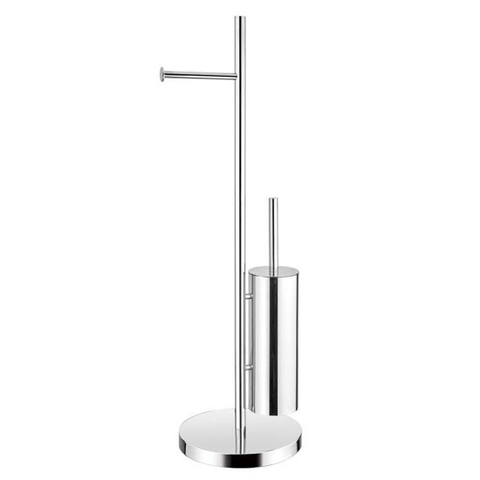 Chổi cọ kết hợp lô giấy vệ sinh đặt sàn Geler 8815