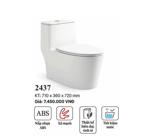 Bồn cầu một khối Hado HU-2437