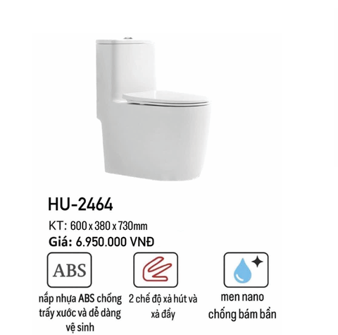 Bồn cầu một khối Hado HU-2464