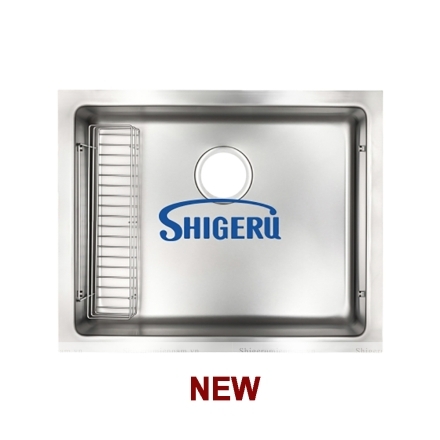 Chậu rửa bát 1 hố nhập khẩu Nhật Bản Shigeru LE JSS - K FS hạt sần, chống xước