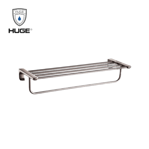 Kệ khăn 2 tầng Huge H-B1825M mầu ghi xám