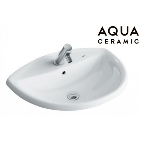 Chậu Rửa Lavabo Âm Bàn Inax AL-2396V AquaCeramic