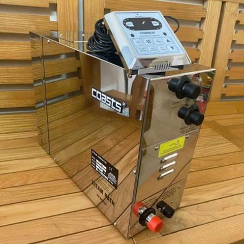 Máy xông hơi ướt COASTS KSA60S/KS200A vỏ inox cao cấp