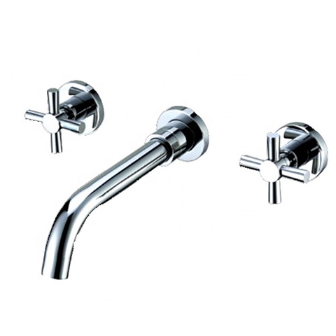 Vòi chậu lavabo âm tường màu chrome DL-600002