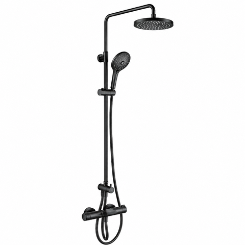 Bộ sen nhiệt độ Moen M22021ABL + 2297BL + 63332HBL màu đen