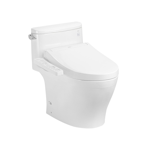 BÀN CẦU MỘT KHỐI TOTO, NẮP RỬA ĐIỆN TỬ WASHLET MS887CRW17